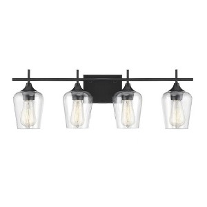 Savoy House Octave 4 - Light Vanity in  Black - 1 of 3