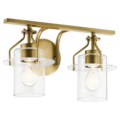 Kichler Lighting Everett 2 - Light Vanity in  Brushed Brass