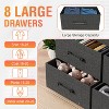 FDW 5/8/9 Dresser Fabric Dresser Wide Storage Chest for Bedroom Living Room - 4 of 4