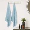 Unique Bargains Soft Highly Absorbent Quick Dry Bath Towels 2 Pcs - 4 of 4