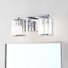 LED Metal/Glass Coco Prism Vintage Classic Glam Pendent Chrome - JONATHAN Y - 4 of 4