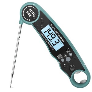Morning Star Digital Instant Read Meat Thermometer – Waterproof Food Thermometer with Backlight, Foldable Probe & Magnet - 1 of 4