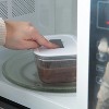 OU Glass Food Storage Container Set 8pc (4 set) Microwave, Freezer & Dishwasher Safe, Airtight Leak Proof Lid w/ Microwave Valve, Stackable Glass Jar - 4 of 4