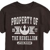 Men's - Star Wars - Property Of Rebellion Short Sleeve Graphic T-Shirt - 2 of 4