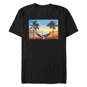 Men's Looney Tunes Bugs Bunny Beach T-Shirt - 1 of 4
