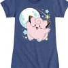 Girls' - Pokémon - Clefairy Moon Stars Fitted Short Sleeve Graphic T-Shirt - 2 of 4