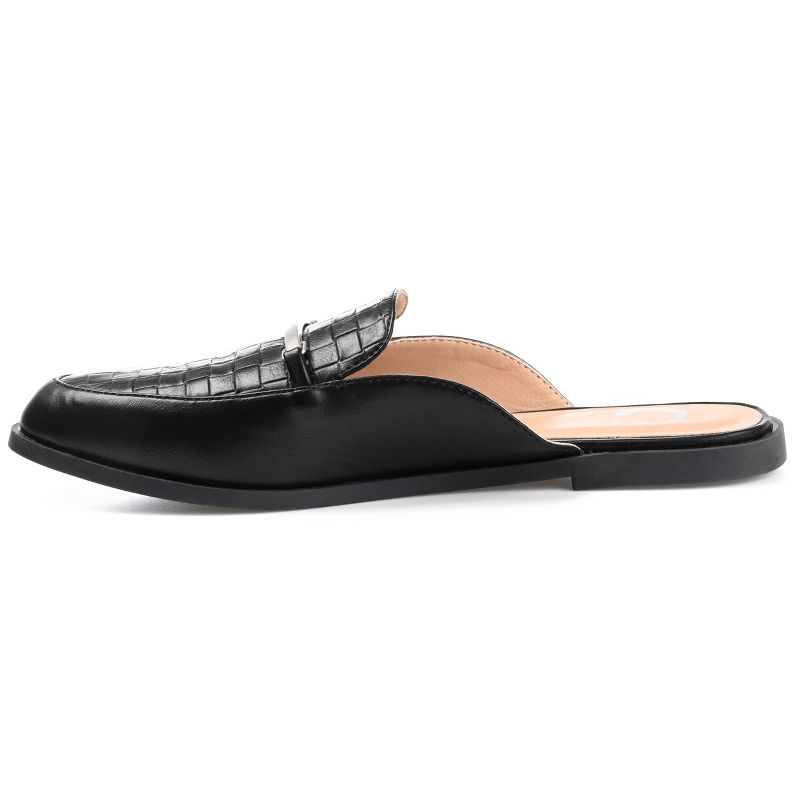 Journee Collection Womens Rubee Slip On Round Toe Mules Flats, 3 of 13