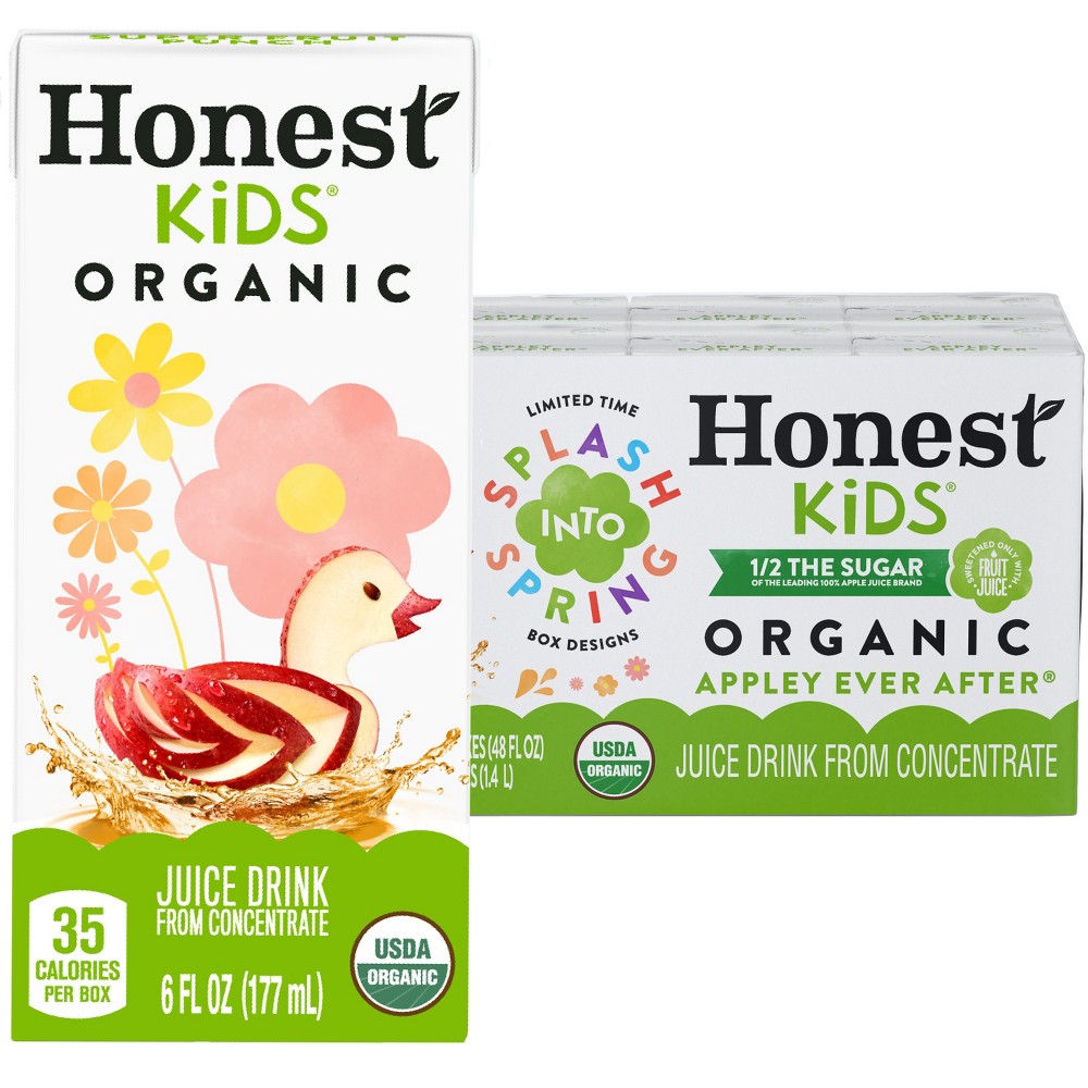 Honest Kids Organic Apple Juice Drink - 8pk/6 fl oz Box