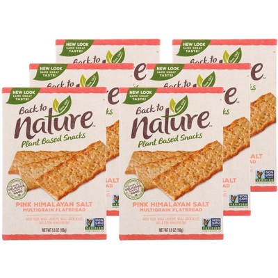 Photo 1 of 2 pack-Back To Nature Pink Himalayan Salt Multigrain Flatbread 