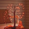 tag Spooky Weeping Willow LED Tree Decorative Sculpture 18x18x20 Indoor Halloween Holiday Decor Black Plastic - 2 of 2
