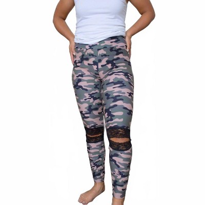 Women's Lace Ankle Leggings - Shirley Stone