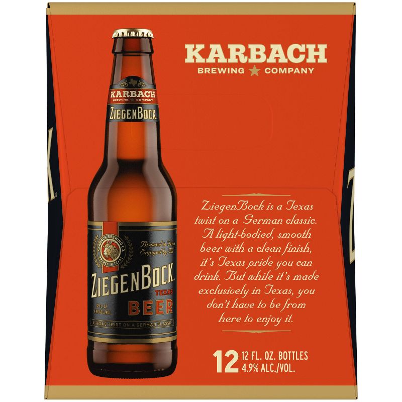 ZiegenBock Texas Amber Beer - 12pk/12 fl oz Bottles, 4 of 11