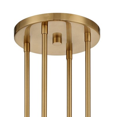 Soft Gold and Crystal 16-Light Three-Tier Chandelier