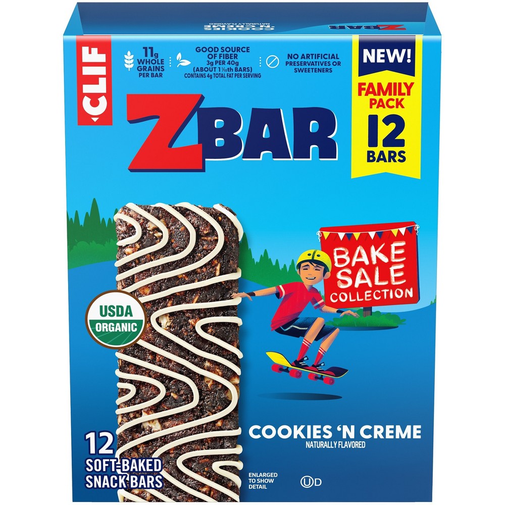 Zbar Cookies N' Crème Organic Granola Bars - 15.24oz/12pk