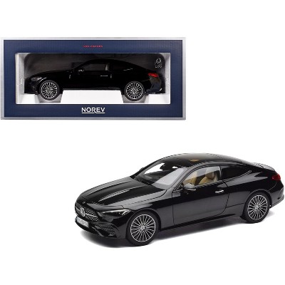 2024 Mercedes-Benz CLE Coupe Obsidian Black Metallic 1/18 Diecast Model Car by Norev
