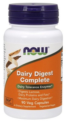 Dairy Digest Complete - Lactose Intolerance by Now Foods  -  90 VegCap