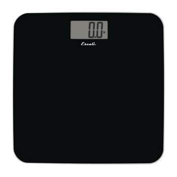 Slim Glass Bathroom Scale Black - Escali