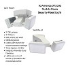IQ America LED Dusk-to-Dawn Security Flood Light w Timer 2100 Lumens Wall Eave Mount WH - 2 of 4