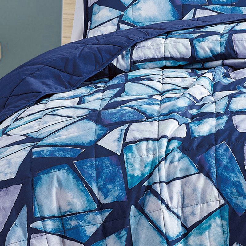 Esca Lorin Elegant & Stylish 3pc Bedspread Set: 1 Comforter, 2 Pillow Shams, 3 of 7