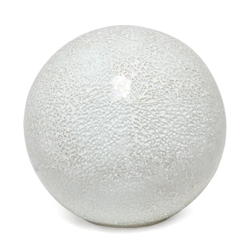1-Light Mosaic Stone Ball Table Lamp - Simple Designs, 1 of 12
