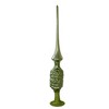 Inge Glas 13.0 Inch Floral Dream Flower Finial Flat Bottom Tree Toppers - 2 of 3