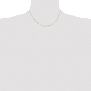 Chisel Gold-tone Brass 1.70mm Plated 16" Rolo Chain Necklace - 1 of 4