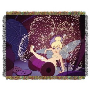 Northwest Disney, Tinkerbell, Clumsy Nonmet 48-Inch-by-60-Inch Acrylic Tapestry Throw by The Northwest Company - 1 of 4