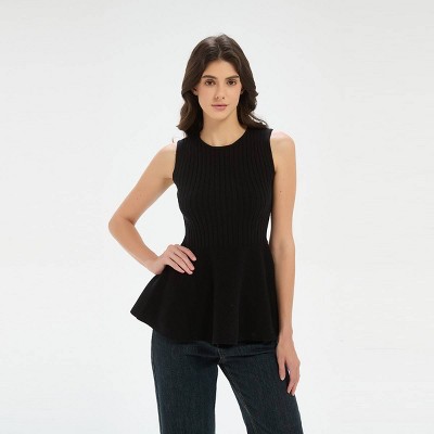 Women's Peplum Sweater Tank - A New Day™