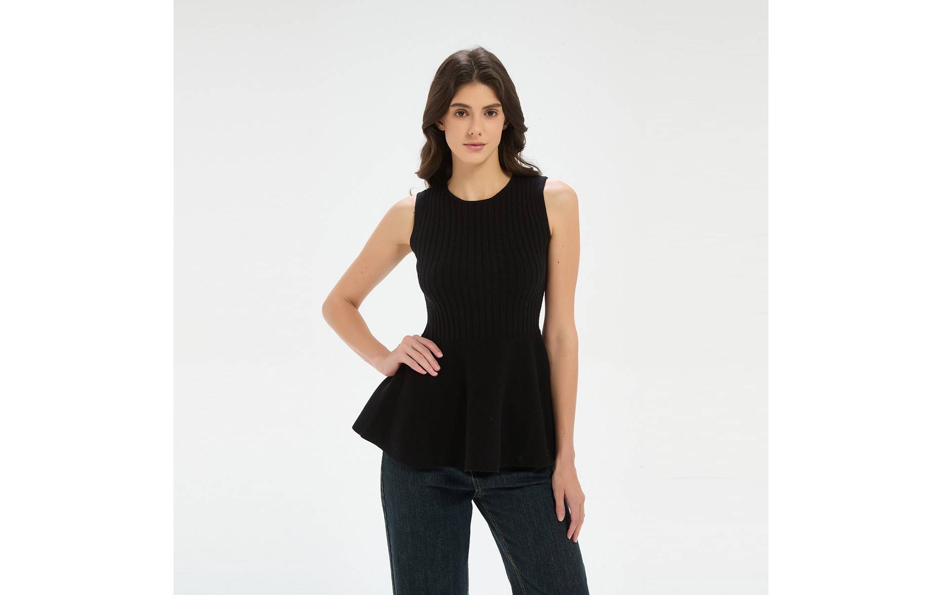 Women's Peplum Sweater Tank - A New Day™
