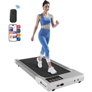 DeerRun 3-in-1 Portable Smart Under Desk Treadmill With LED Display, Installation-Free Treadmill for Home Office, 200 lbs Capacity - 1 of 4