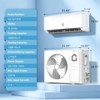 Split Air Conditioner Panel SEER 19 Series 12000BTU 230V R32 Refrigerant High Efficiency Energy Saving Dehumidifying Electric Heating - 2 of 4