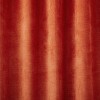 1pc 84"x54" Light Filtering Velvet Macrame Trim Window Curtain Panel
