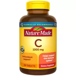 Nature Made Vitamin C 1000 mg Tablets - 150ct
