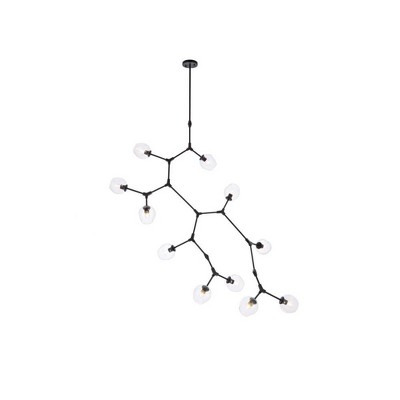Elegant Lighting Cavoli 11 - Light Chandelier in  Black