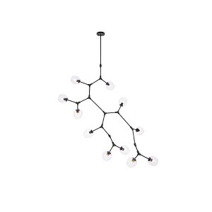 Elegant Lighting Cavoli 11 - Light Chandelier in  Black - 1 of 4