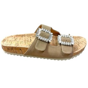 Women's Jamie Rhinestone Slide Sandal - CCOCCI - 1 of 2