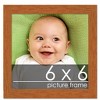 PosterPalooza | Square Modernist Brown Picture Frame - UV Acrylic, Foam Board Backing, Hanging Hardware - 2 of 4