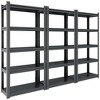 72 Inch H 5-Tier Black Adjustable Metal Shelf for Kitchen Garage Office Storage Utility Rack - 3 of 4