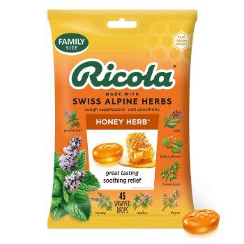 Ricola Cough Drops - Honey Herb - 45ct