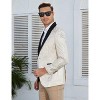 WhizMax Men's Fashion Suit Jacket Blazer One Button Luxury Weddings Party Dinner Prom Tuxedo - 4 of 4