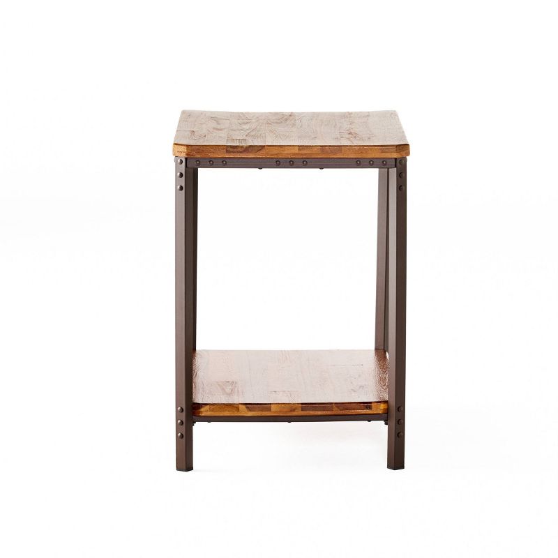 Ronan Rustic End Table - Rustic - Christopher Knight Home, 4 of 6