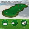 Costway 10 x 3.3/5 FT Golf Putting Green Professional Golf Training Mat with 2 Golf Balls - 4 of 4