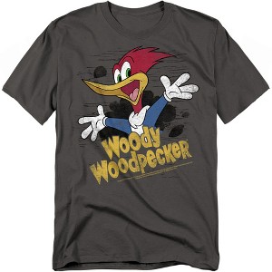 Woody Woodpecker Through The Tree Adult T-Shirt - 1 of 4