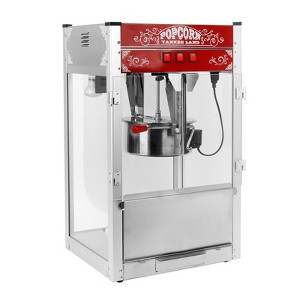 Infurnic Popcorn Poppers, with Kettle and Warming Deck, Kitchenware for Family Gatherings, Red, 18.01"*14.96"*29.92" - 1 of 4