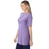 Woman Within Plus Size 7-Day Embroidered Pointelle Tunic - 4 of 4