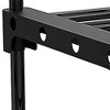 WOWLIVE 9-Tier Large Stackable Metal Shoe Rack Shelf Storage Tower Unit Cabinet Organizer for Closets, Fits 50 to 55 Pairs, Black - 3 of 4