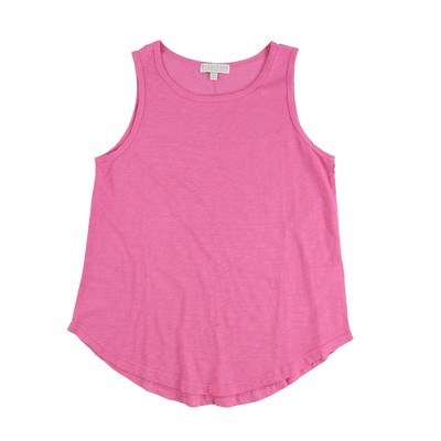 P.J. Salvage Womens Rounded Hem Pajama Sleep Tank Top