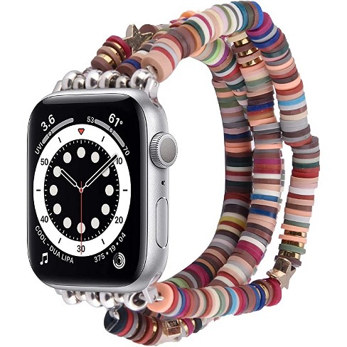 Worryfree Gadgets Cute Fashion Preppy Stack Handmade Elastic Band For Apple  Watch 38/40/41mm : Target