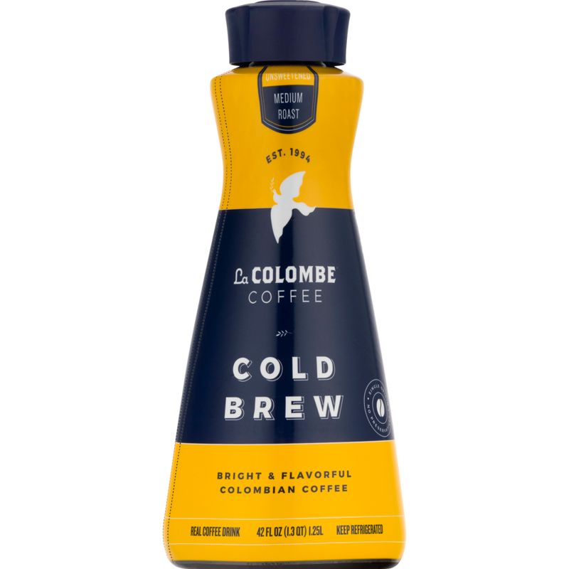 La Colombe Unsweetened Colombian Light Roast Cold Brew Coffee - 42 fl oz, 1 of 5