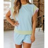 Women's Color Block Shorts - Why Dress - 3 of 3